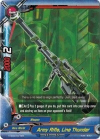 Army Rifle Line Thunder (20015) [H-TD02] - Future Card BuddyFight Single
