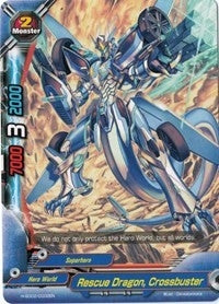 Rescue Dragon Crossbuster (RR Foil) (20002) [H-TD02] - Future Card BuddyFight Single