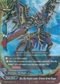 Blue Sky Knights Leader Crimson Arrow Dragon (20003) [EB02] - Future Card BuddyFight Single