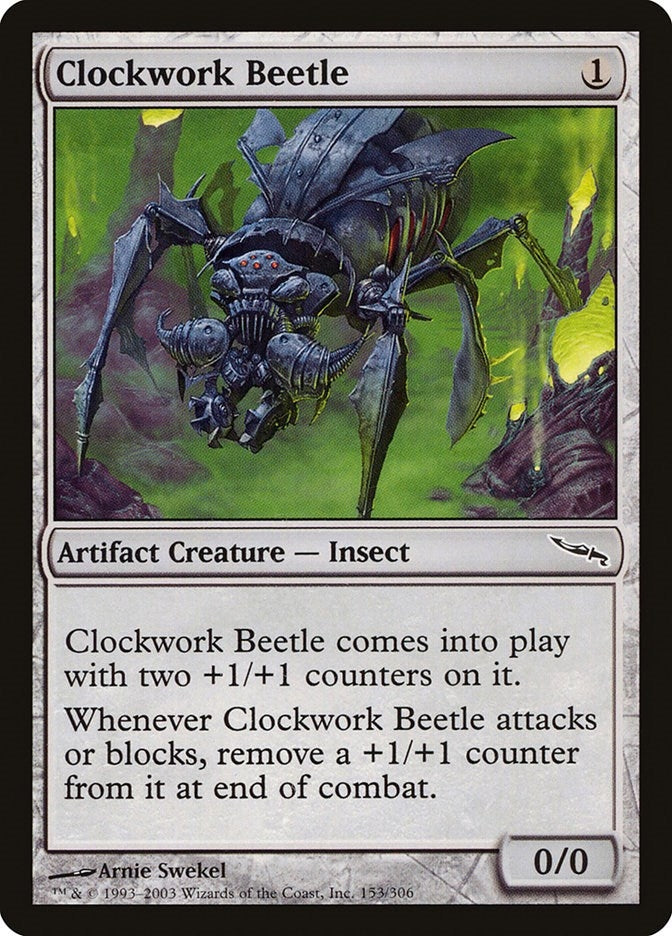 Clockwork Beetle (153) [MRD] - MTG Single