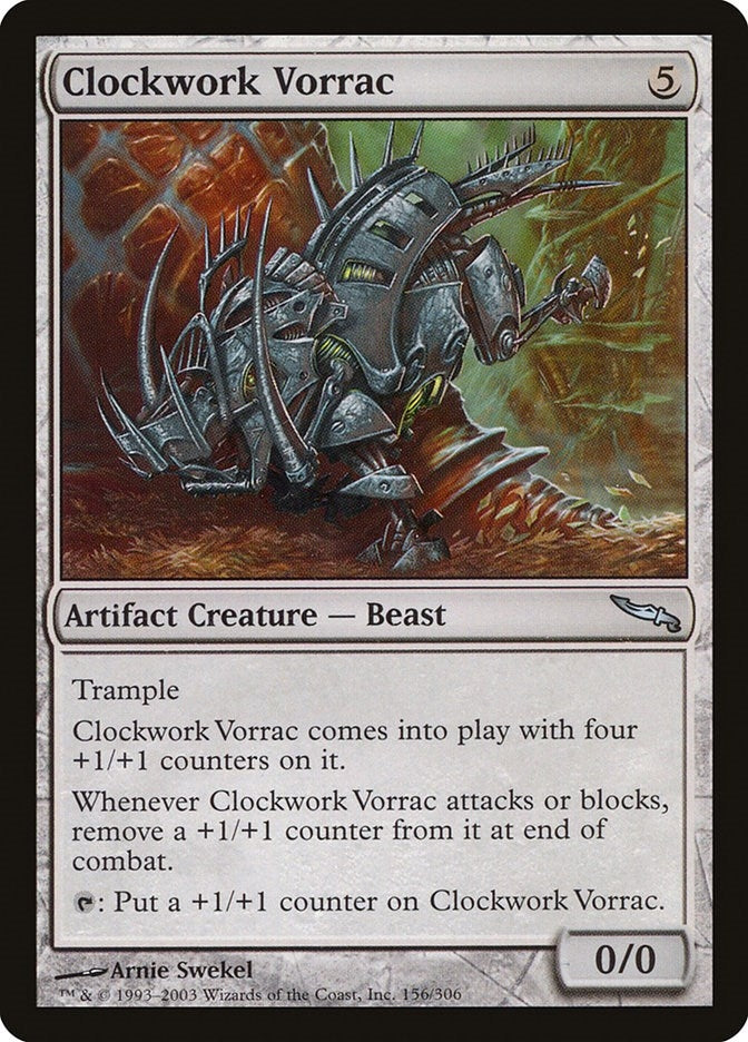 Clockwork Vorrac (156) [MRD] - MTG Single