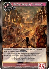 Blazing Metropolis Vell-Savaria (19) [TMS] - Force of Will Single