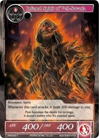 Infernal Spirit of Vell-Savaria (22) [TMS] - Force of Will Single