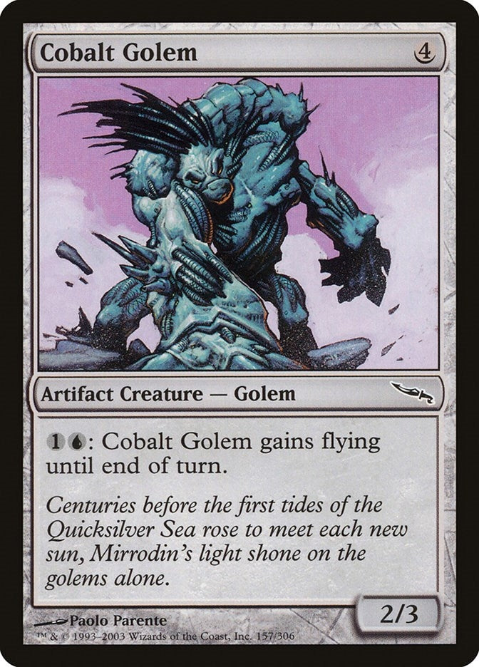 Cobalt Golem (157) [MRD] - MTG Single