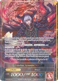 The Observer // Timeline Arsonist Alisaris (Full Art) (31) [TMS] - Force of Will Single