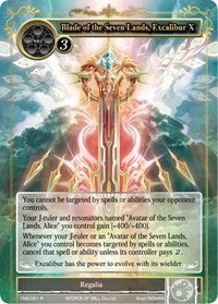Blade of the Seven Lands Excalibur X (91) [TMS] - Force of Will Single