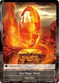 Fire Magic Stone (102) [TMS] - Force of Will Single