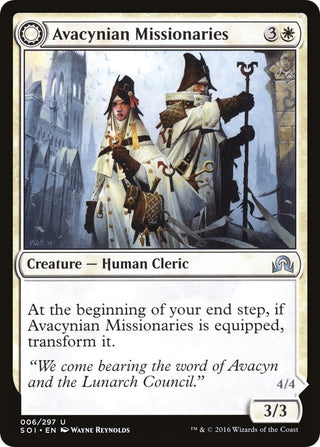 Image for Avacynian Missionaries (6) (Shadows over Innistrad) - Magic: The Gathering