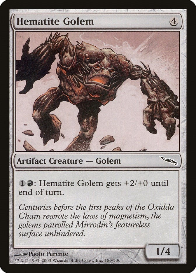 Hematite Golem (185) [MRD] - MTG Single