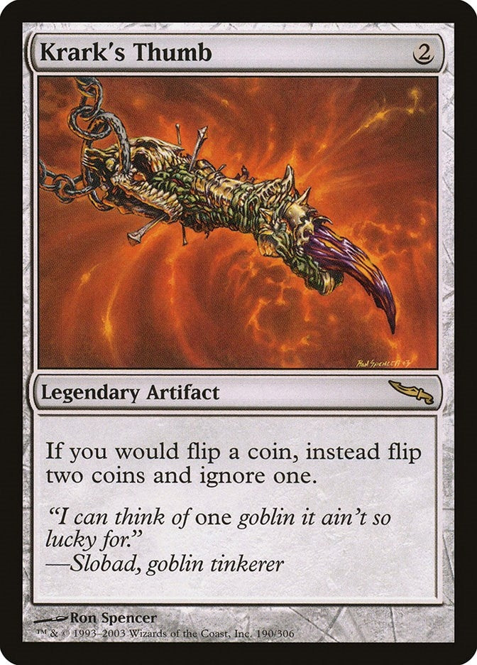 Krark’s Thumb (190) [MRD] - MTG Single