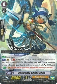 Resurgent Knight Stius (6026) [G-BT06] - Cardfight Vanguard Single