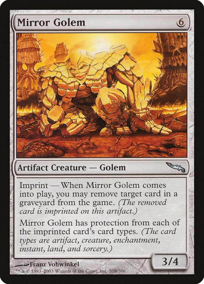 Mirror Golem (208) [MRD] - MTG Single