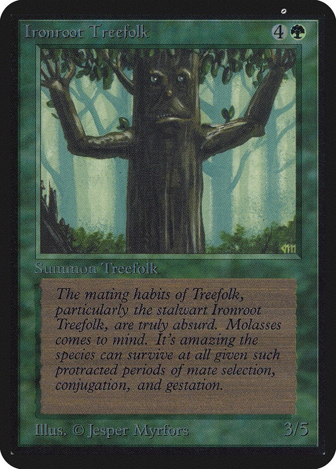 Ironroot Treefolk [LEA] - MTG Single