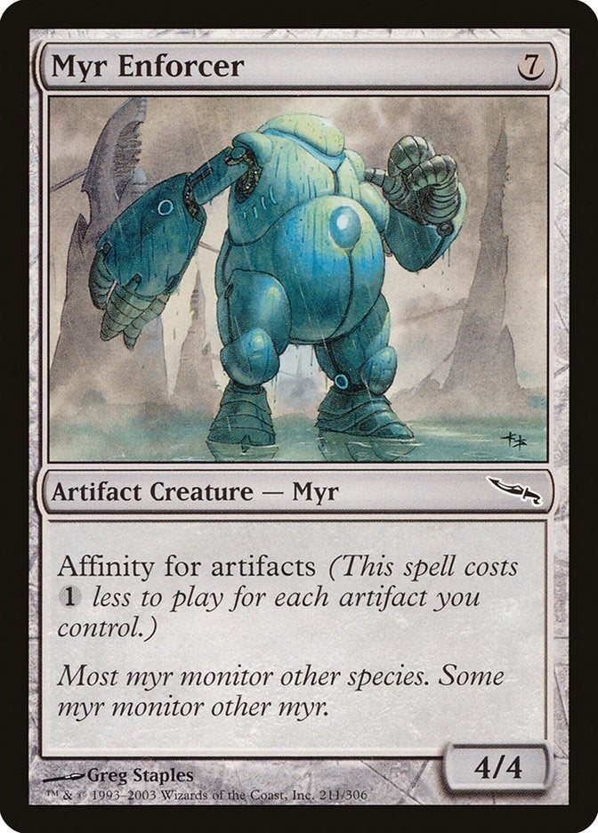 Myr Enforcer (211) [MRD] - MTG Single