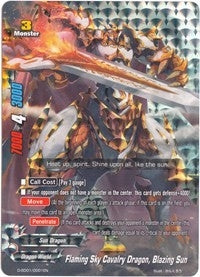 Flaming Sky Cavalry Dragon Blazing Sun (RR Foil) (10001) [D-DS01] - Future Card BuddyFight Single