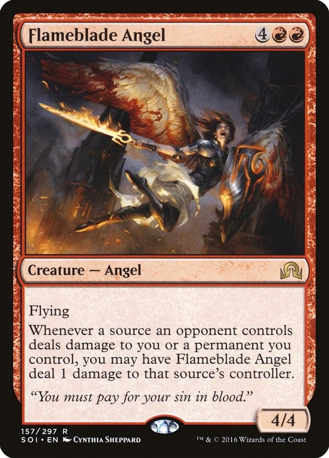 Flameblade Angel (157) [SOI] - MTG Single
