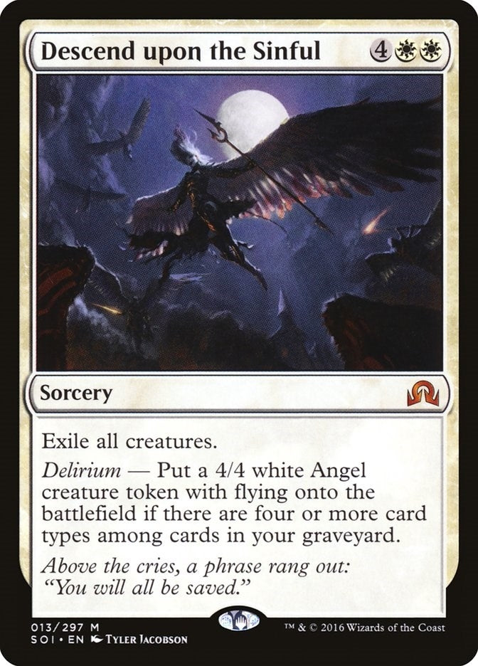 Descend upon the Sinful (13) [SOI] - MTG Single