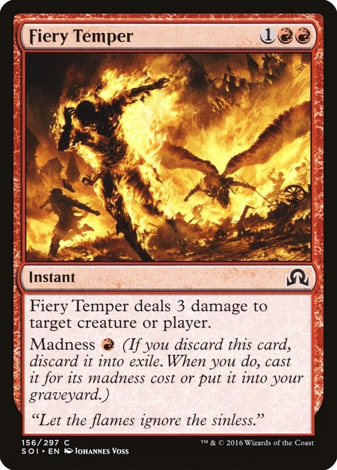 Fiery Temper (156) [SOI] - MTG Single
