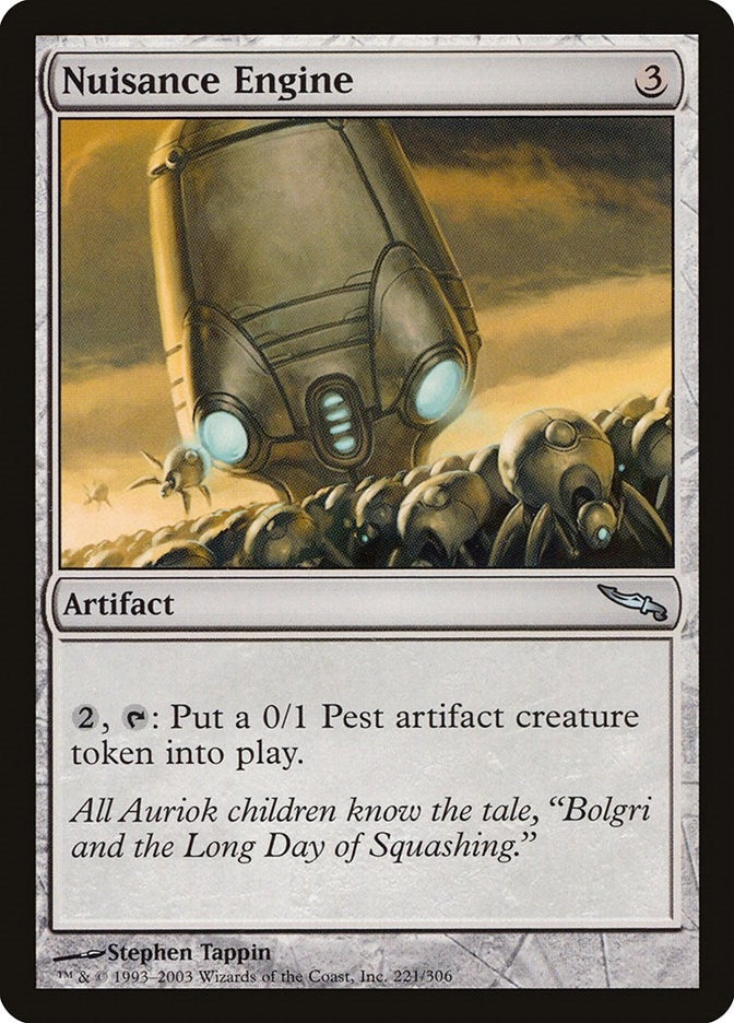 Nuisance Engine (221) [MRD] - MTG Single
