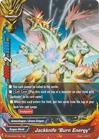 Jackknife ’Burn Energy’ (40011) [BT04] - Future Card BuddyFight Single