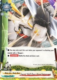 Sword Skill Bare Hand Intercept (10033) [EB01] - Future Card BuddyFight Single