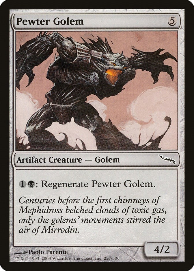Pewter Golem (227) [MRD] - MTG Single