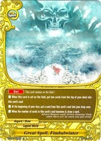 Great Spell Fimbulwinter (40059) [BT04] - Future Card BuddyFight Single