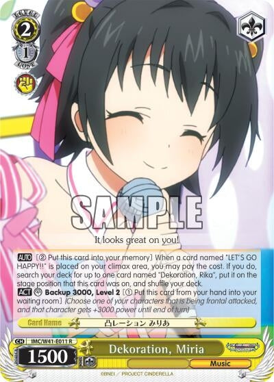 Dekoration Miria (41011) [IMC/W41] - Weiss Schwarz Single