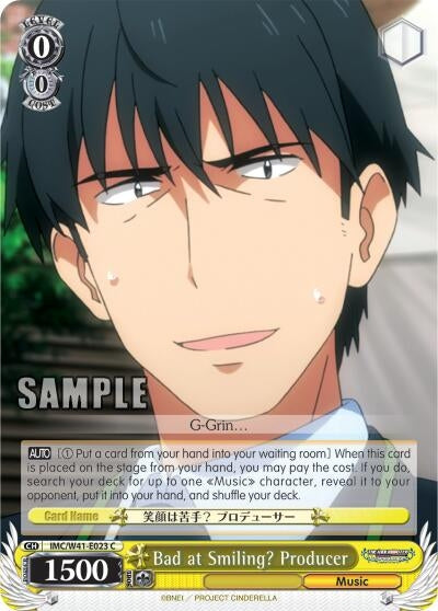 Bad at Smiling? Producer (41023) [IMC/W41] - Weiss Schwarz Single