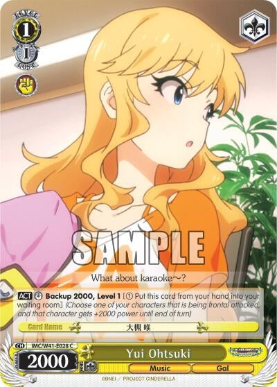 Yui Ohtsuki (41028) [IMC/W41] - Weiss Schwarz Single