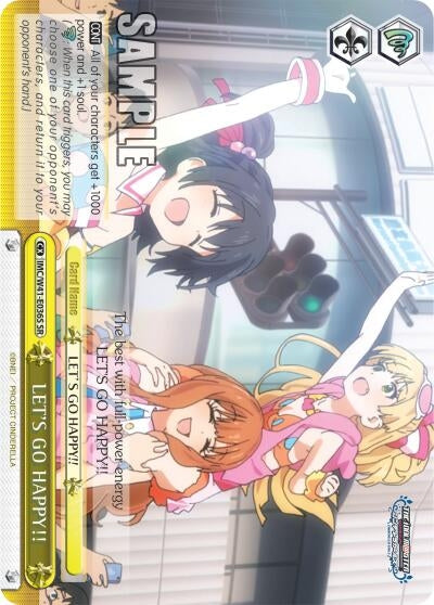 LET’S GO HAPPY!! (SR) (41036) [IMC/W41] - Weiss Schwarz Single