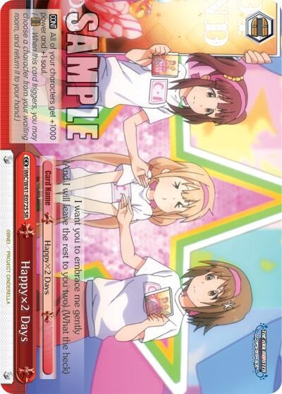 Happyx2 Days (SR) (41072) [IMC/W41] - Weiss Schwarz Single