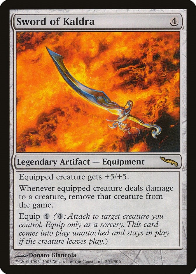 Sword of Kaldra (251) [MRD] - MTG Single