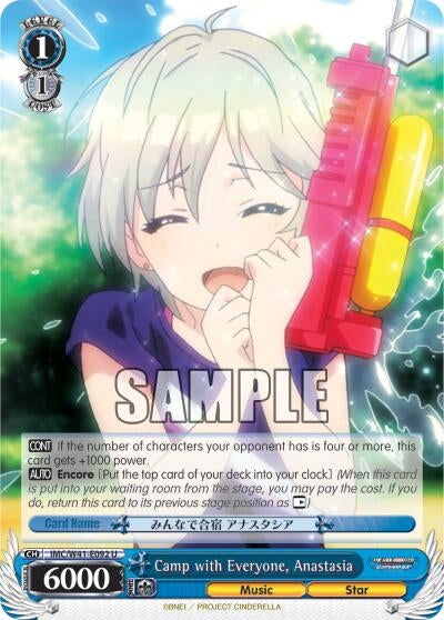 Camp with Everyone Anastasia (41092) [IMC/W41] - Weiss Schwarz Single