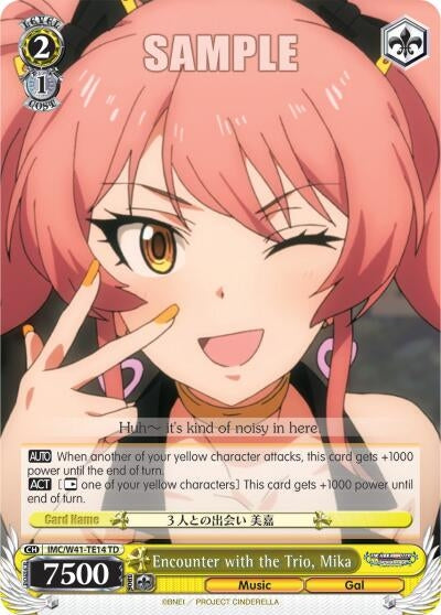 Encounter with the Trio Mika (4114) [IMC/W41] - Weiss Schwarz Single
