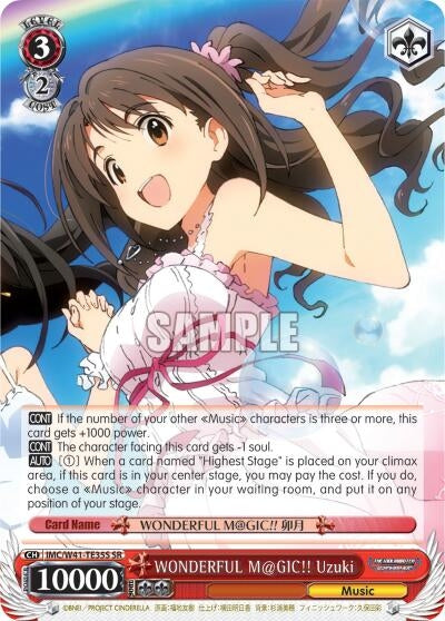 WONDERFUL M@GIC!! Uzuki (SR) (4135) [IMC/W41] - Weiss Schwarz Single