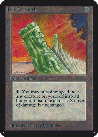 Jade Monolith [LEA] - MTG Single