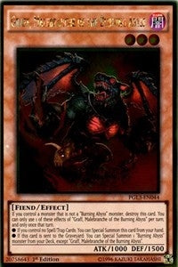 Graff Malebranche of the Burning Abyss (3044) (PG3) - YuGiOh Single
