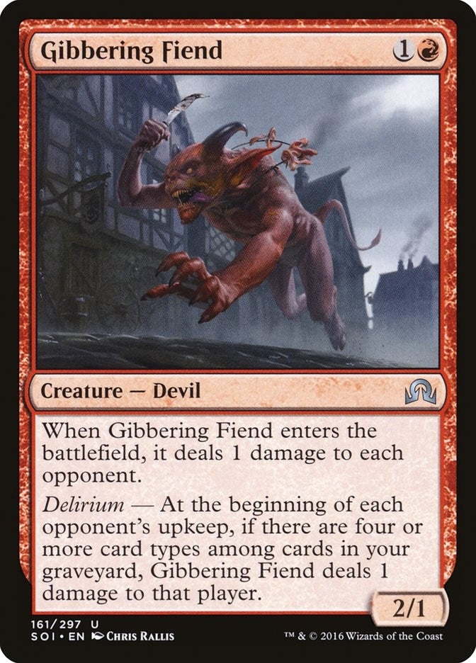 Gibbering Fiend (161) [SOI] - MTG Single