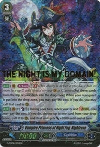 Vampire Princess of Night Fog Nightrose (Hot Stamped) (8004) [G-TD08] - Cardfight Vanguard Single