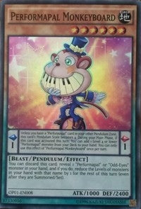 Performapal Monkeyboard (1008) (OP01) - YuGiOh Single