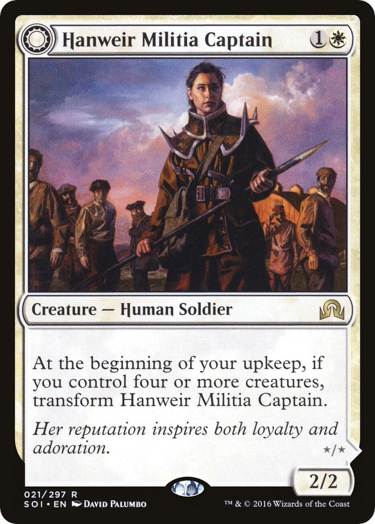 Hanweir Militia Captain (21) [SOI] - MTG Single