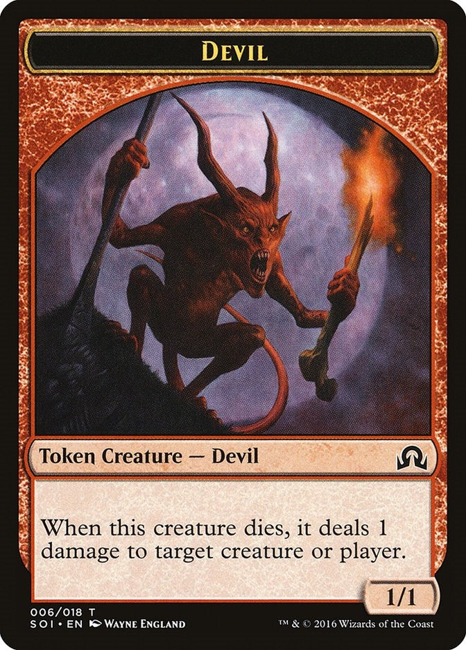 Devil Token (0) [SOI] - MTG Single
