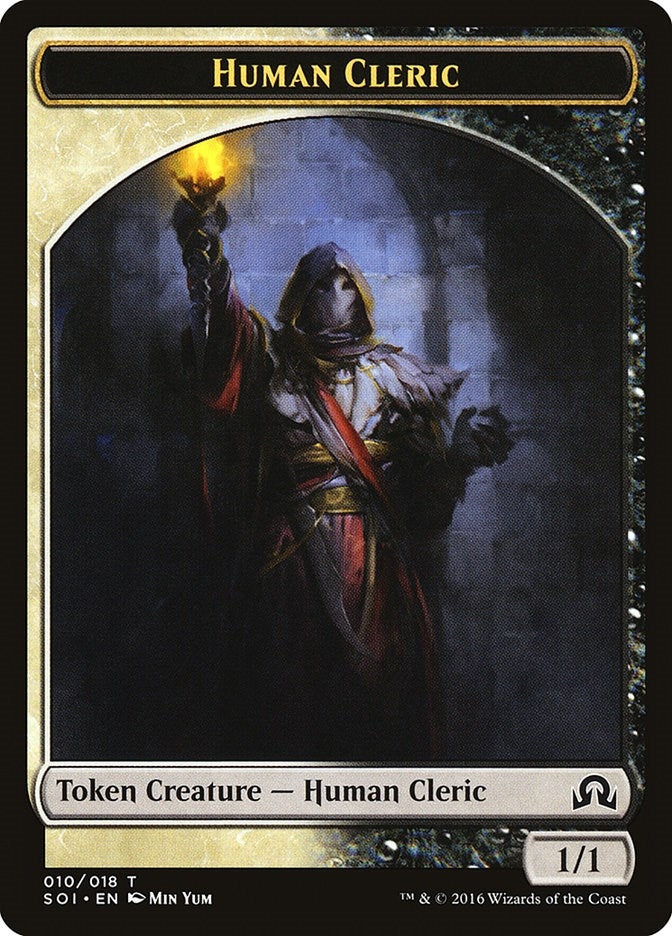 Human Cleric Token (0) [SOI] - MTG Single