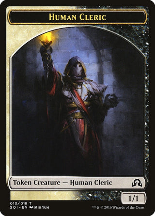 Human Cleric Token (0) [SOI] - MTG Single