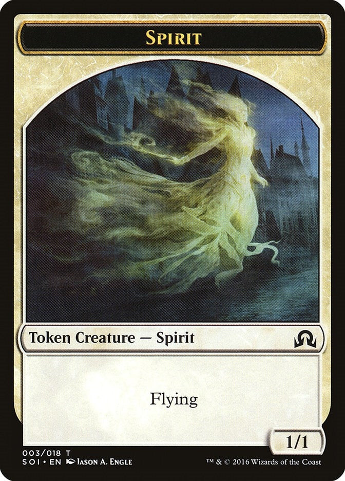Spirit Token (0) [SOI] - MTG Single