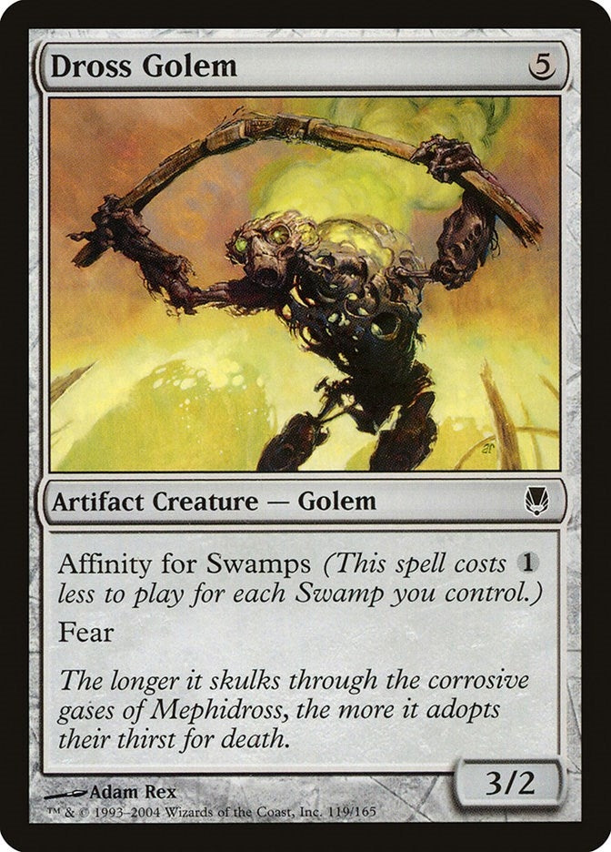 Dross Golem (119) [DST] - MTG Single