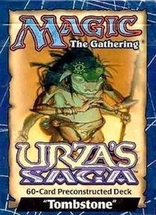 Urza’s Saga Theme Deck - Tombstone [USG] - MTG Sealed