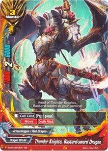 Thunder Knights Bastard-sword Dragon (30010) [BT03] - Future Card BuddyFight Single