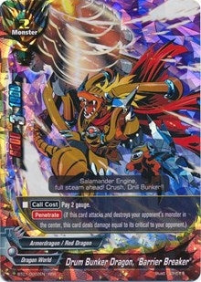 Drum Bunker Dragon ’Barrier Breaker’ (10002) [BT01] - Future Card BuddyFight Single